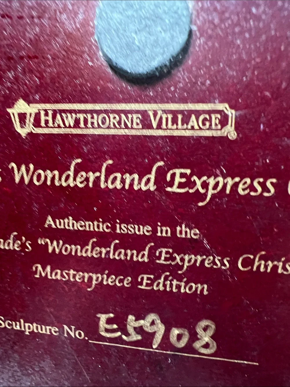Hawthorne Village Thomas Kinkade Wonderland Express Christmas Tree - Train Music